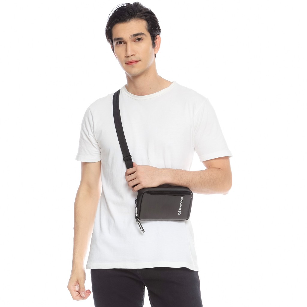 Mr Mads - Rascal Clutch Bag - 3 in 1 Hanging Wallet Neck Wallet Sling Bag - Dompet Gantung Leher HP 