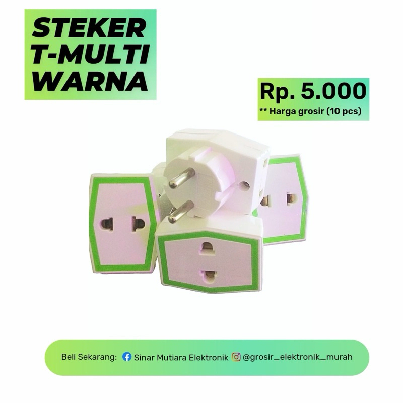 steker t multi warna
