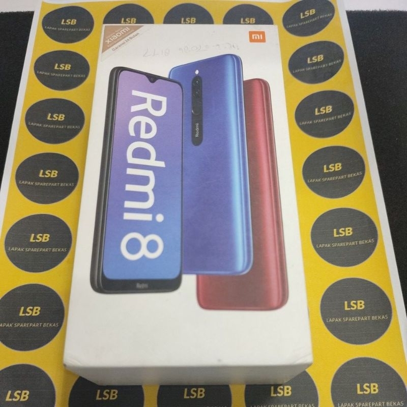 DUS BOX HANDPHONE XIAOMI REDMI 8 ORIGINAL BEKAS