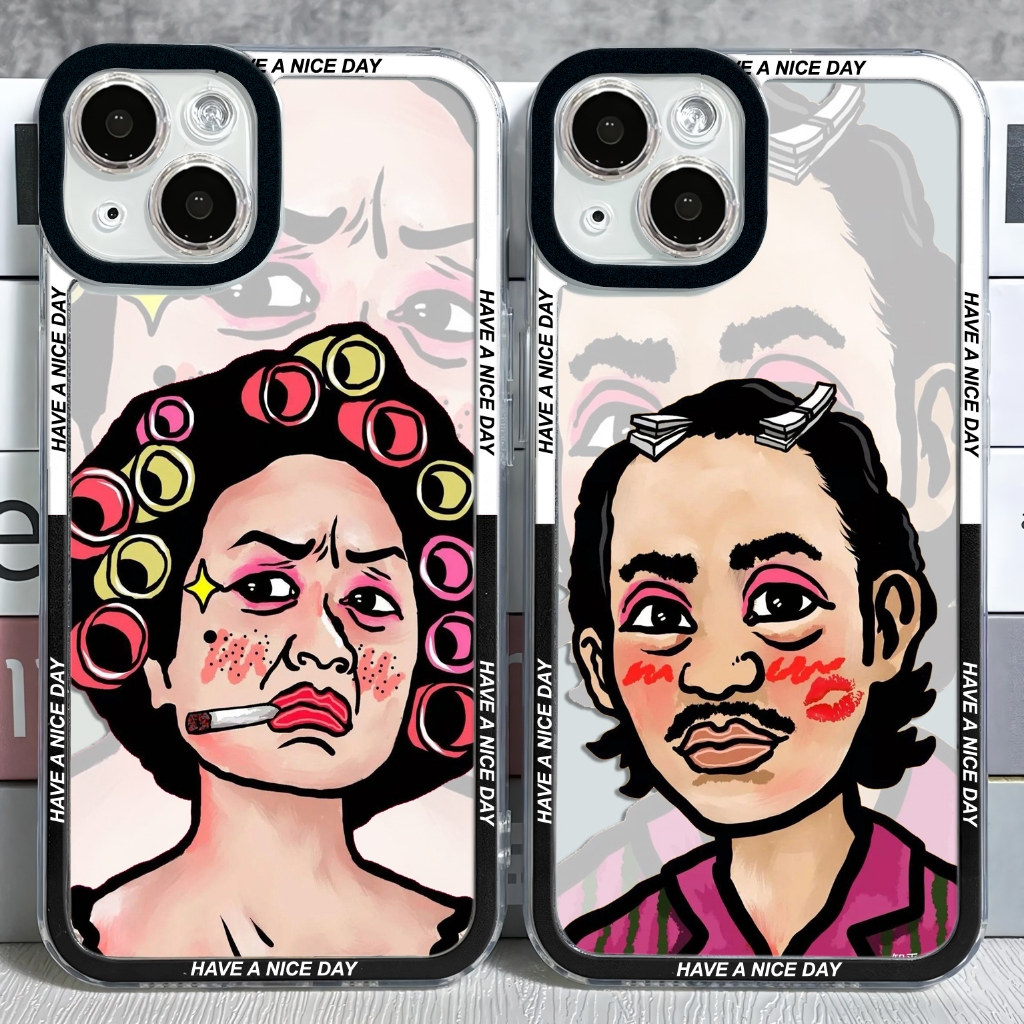 WBC-028 Case Bening Redmi Note 12 PRO 4G Note 12PRO 5G note 11 Custom Case Couple Redmi Softcase Pel