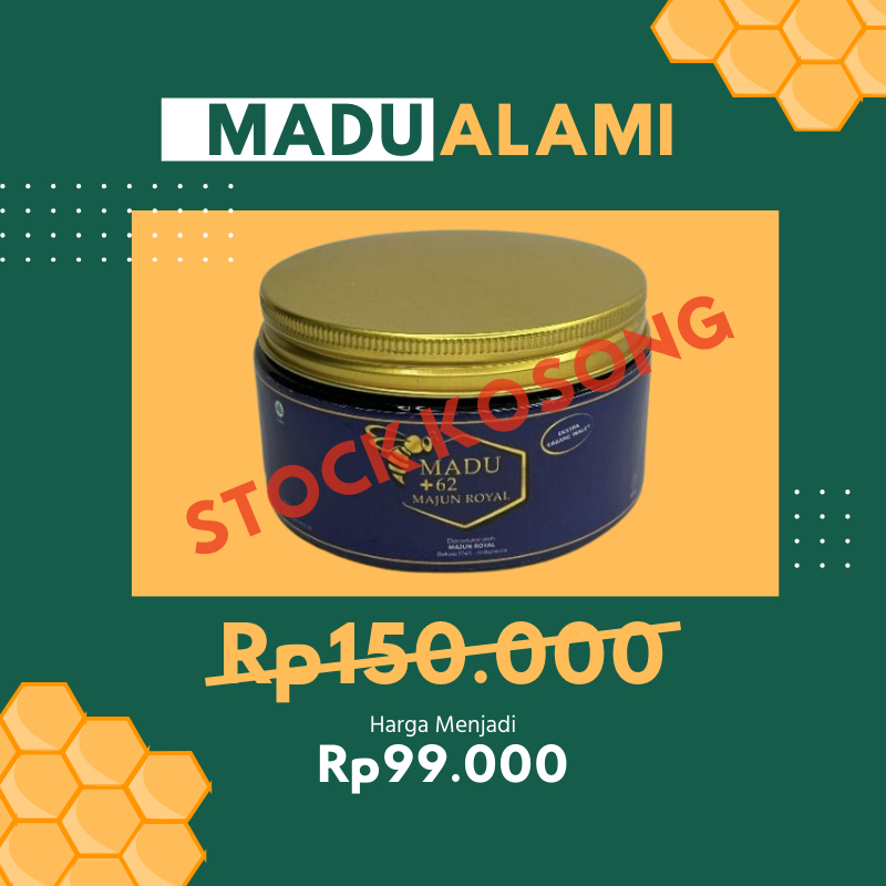 Madu Majun Royal Honey Madu Asam Lambung Asam Urat Penambah Stamina Pria Original