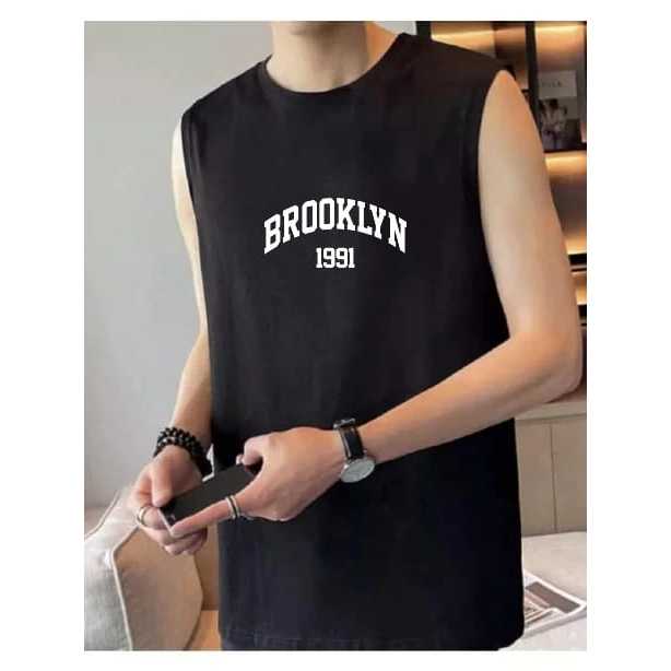 Singlet Pria Brooklyn 1991/pria baju santai/baju tren kekinian