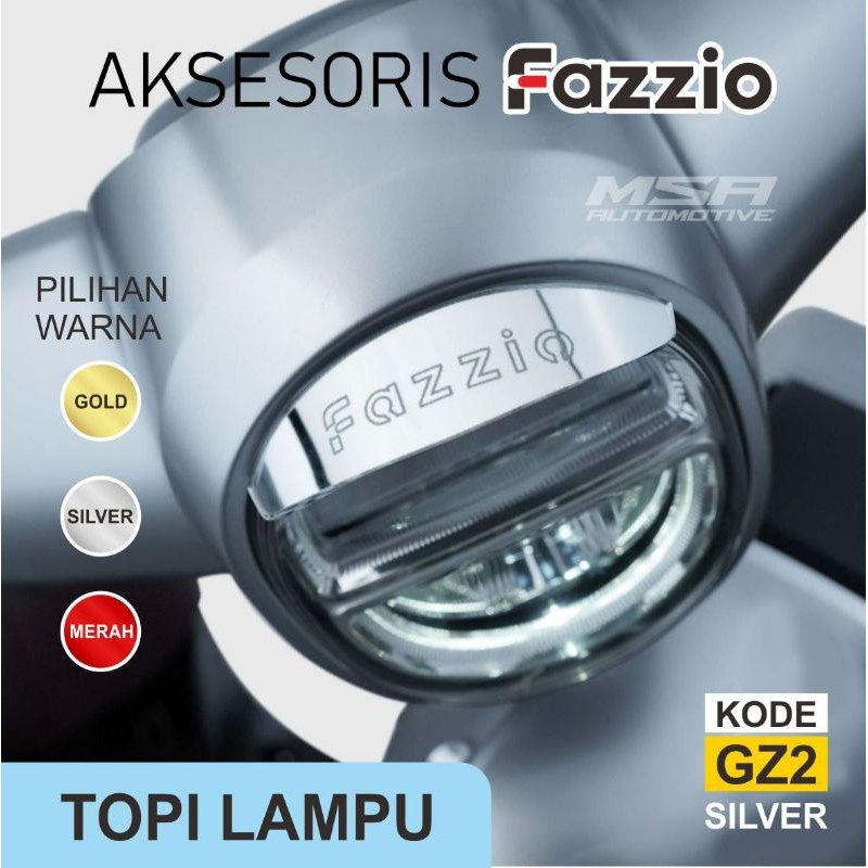 Topi Lampu Yamaha Fazzio ,aksesoris lampu depan Fazzio