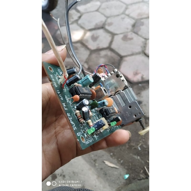 kit radio tuner fm kepala mitsumi kit baru