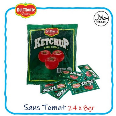 

Delmonte Saus Tomat Sachet 8gr x 24