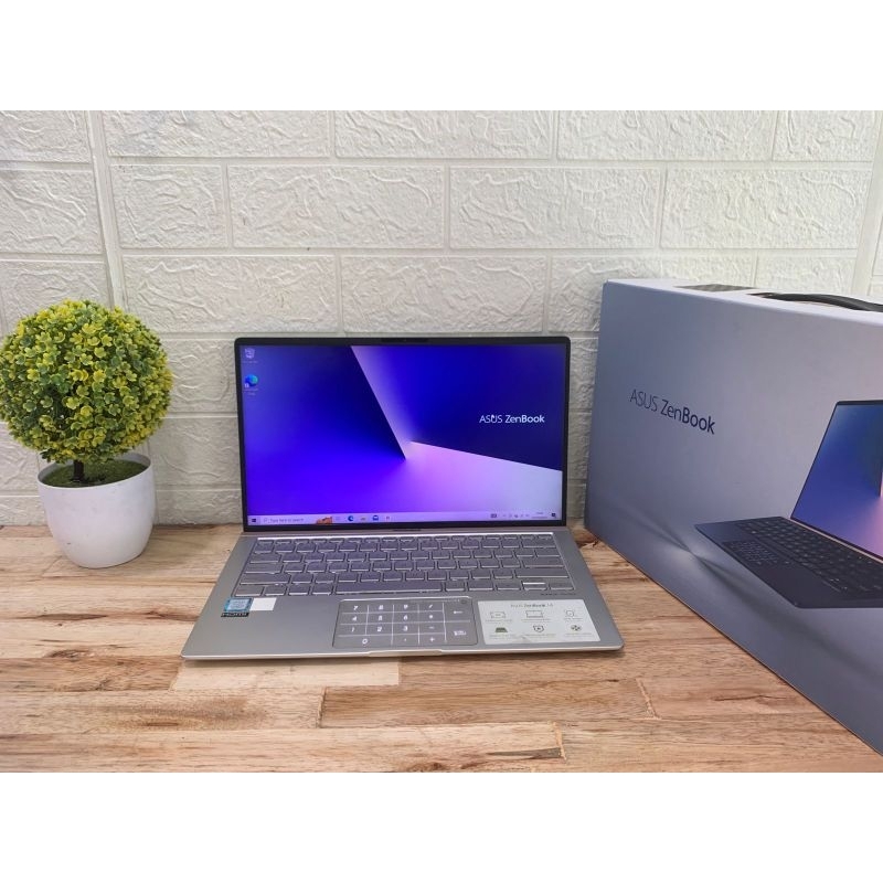 asus zenbook ux433fa i7 8565u 8gb 256gb fullset mulus
