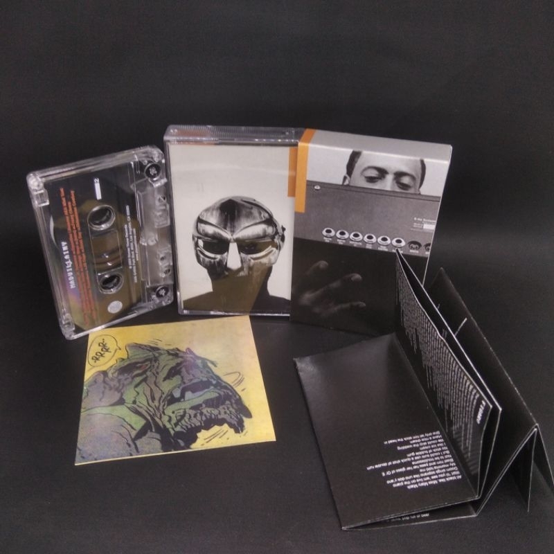 Kaset Pita Madvillainy Madvillain MF Doom X Madlib Bootleg Tape Inklud Lirik, Slipcase, Sticker