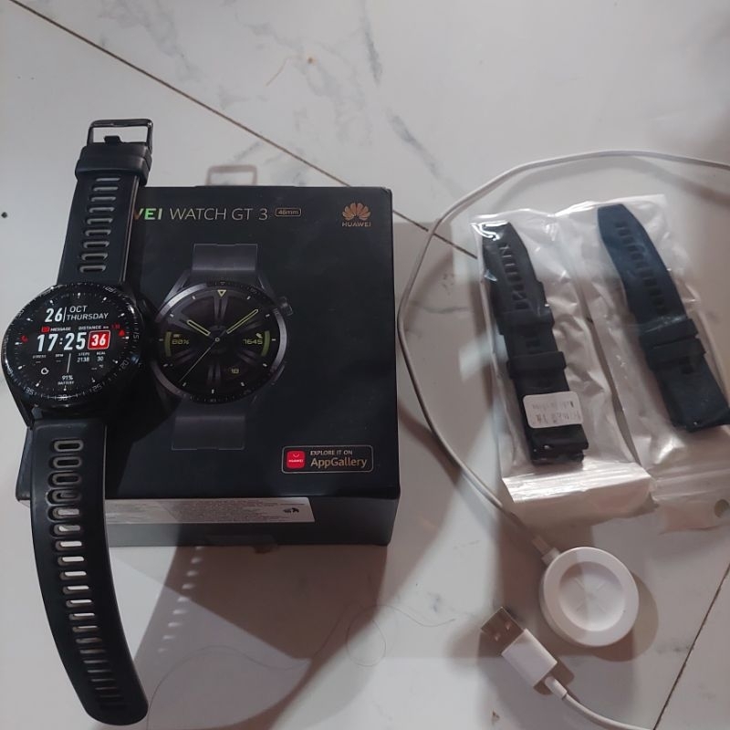 HUAWEI WATCH GT3 GT 3 BEKAS SECOND GARANSI