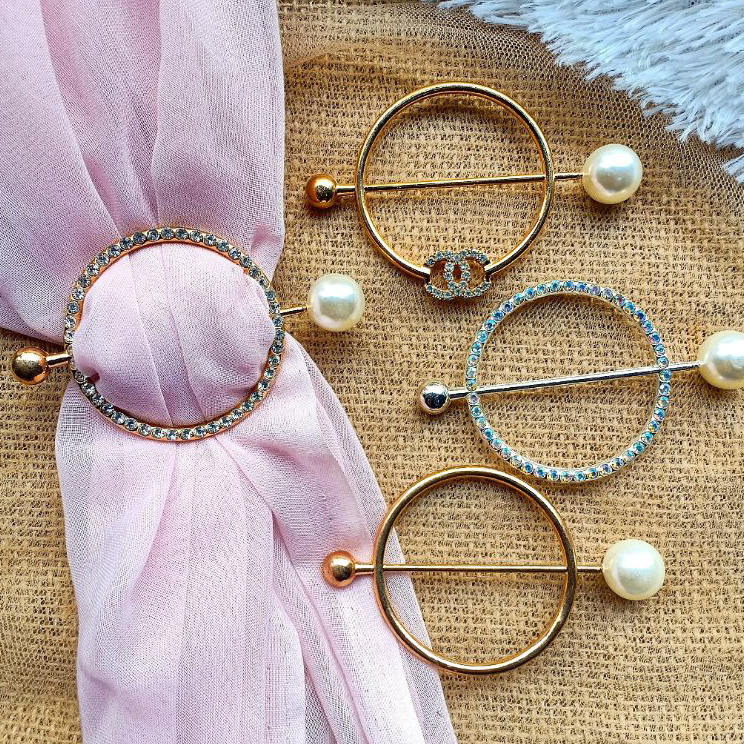 Ready Stock Ring Hijab | Ring Kerudung | Ring Polos | Ring Gesper | Ring Buttonscarves | Bros Cincin