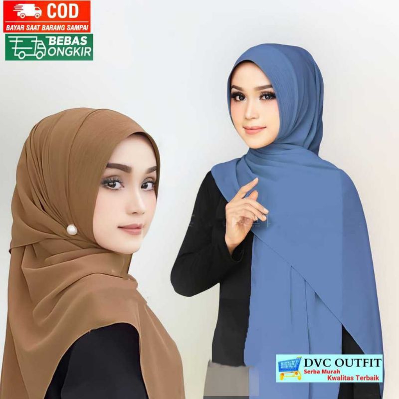 Kenan Jilbab Pashmina Kenan Diamond Pet Oval Pasmina Oval Pet Instan - Kerudung Pashtan Viral /- Ker