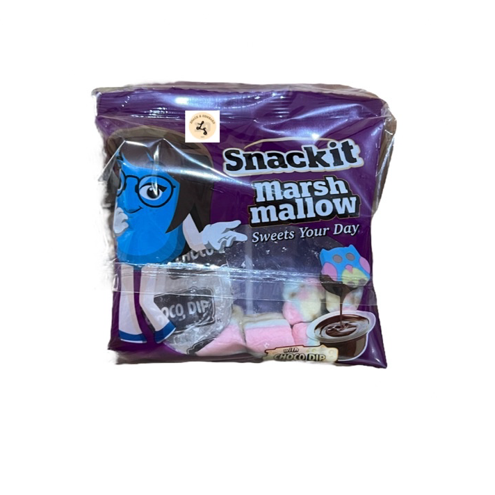 

Murah Banget Kino Snack It Marshmallow with Choco Dip Bee/Car/House Isi 10 pcs