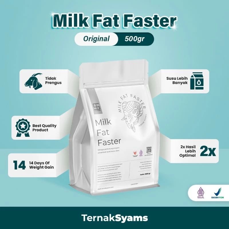 

Premium Susu Penggemuk ampuh Penambah Kenaikan Berat Badan Ideal Varian Kambing Etawa Full Cream 500 gram | Milk Fat Faster