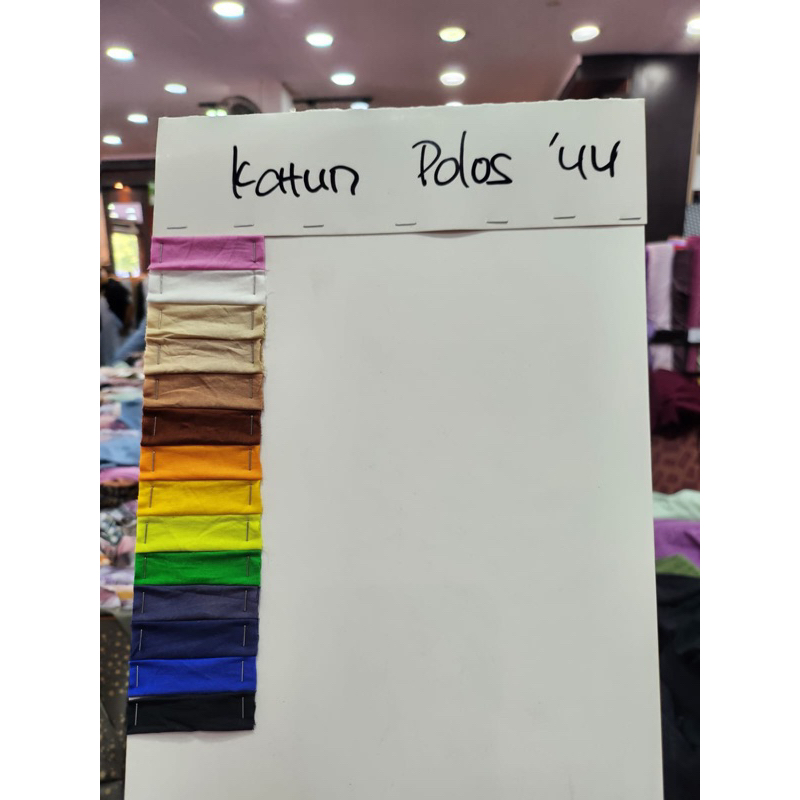 KATUN POLOS 44”/KAIN KATUN POLOS/BAHAN KAIN KATUN