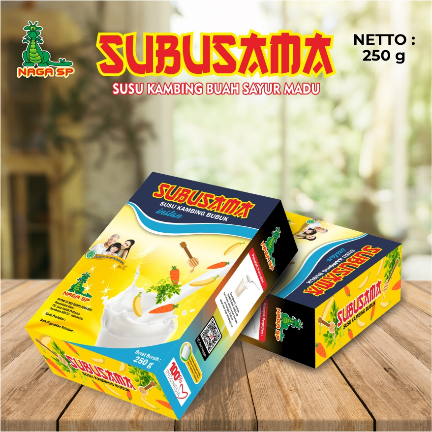 

Susu Kambing Etawa Subusama Naga SP Dengan Buah dan Sayuran 250 gram