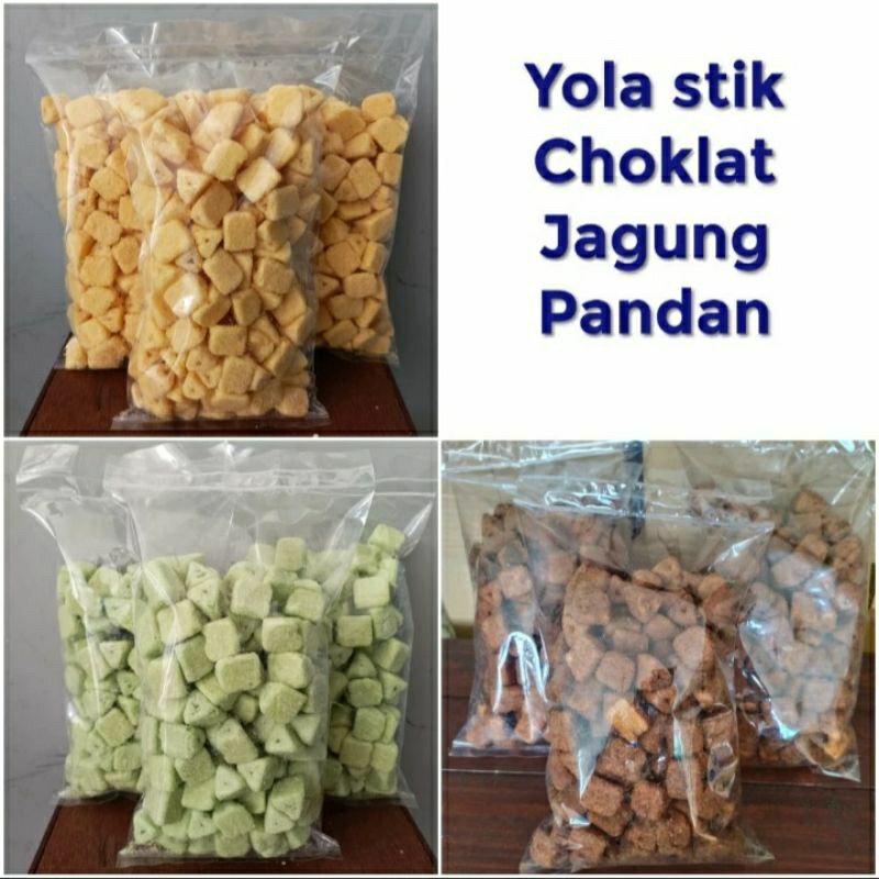 

Yola Yola Stik Rasa Pandan, Jagung Bakar, Coklat (250 gram)