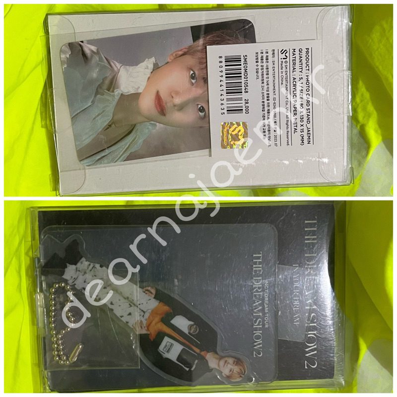 READY NCT DREAM THE DREAM SHOW 2 ENCORE JAEMIN PHOTOCARD STAND ACRYLIC PC SET