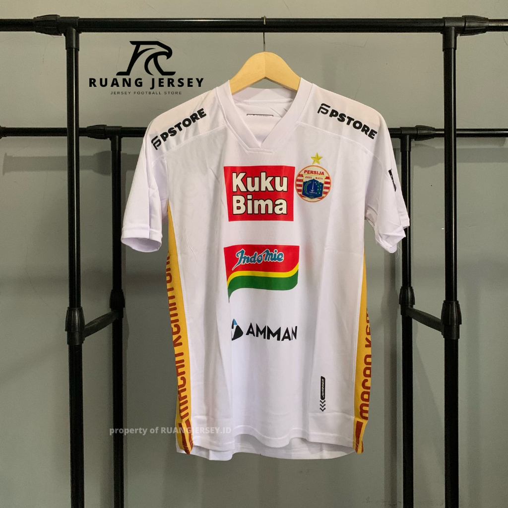 Jersey Sepak Bola Persija Away 23/24 Jersey Liga 1 Indonesia Pria Dewasa