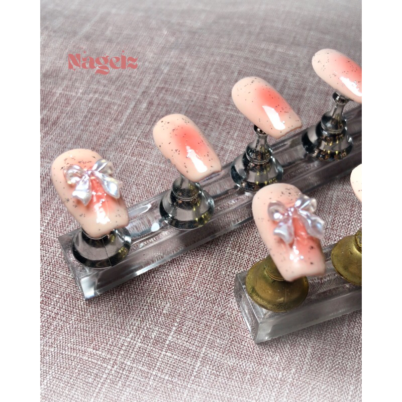 Blush Nails - PRESS ON NAILS / KUKU PALSU / KUKU PALSU MURAH MEDAN / NAIL ART / PREMIUM FAKE NAILS /