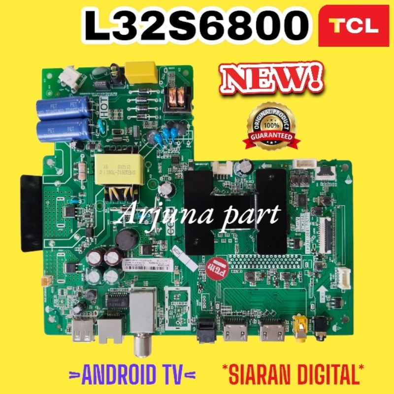 Mainboard TV TCL L32S6800 / MB TCL 32S6800 / MB 32S6800 / mesin tv tcl 32S6800 / 32S6800