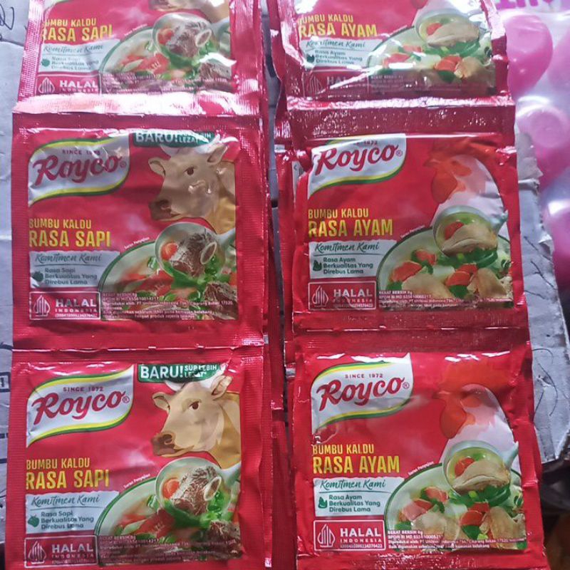 

Royco renteng sapi ayam, isi 12 pcs