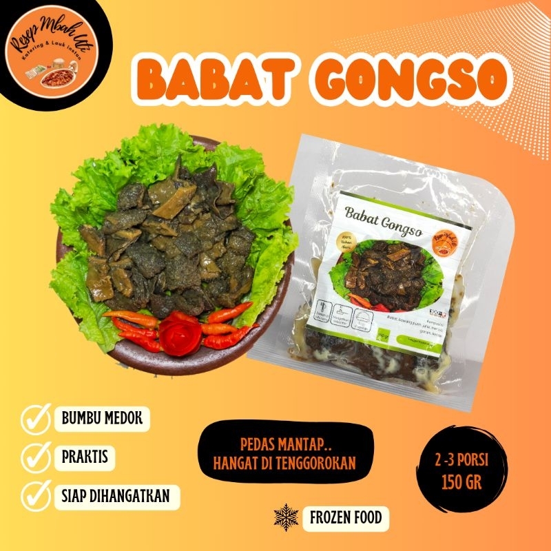 

Resep Mbah Uti Babat Gongso Frozen