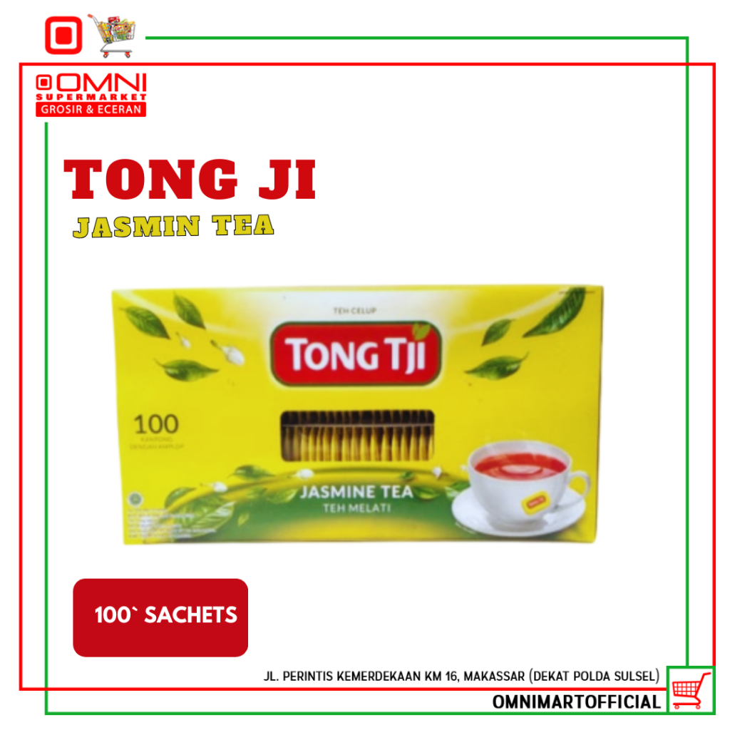 

TONG TJI CELUP JASMIN TEA/TEH MELATI 100`SACHETS