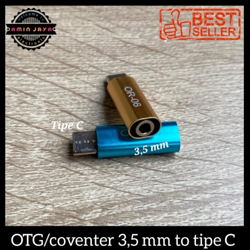 OTG / coventer aux 3,5 mm to tipe c