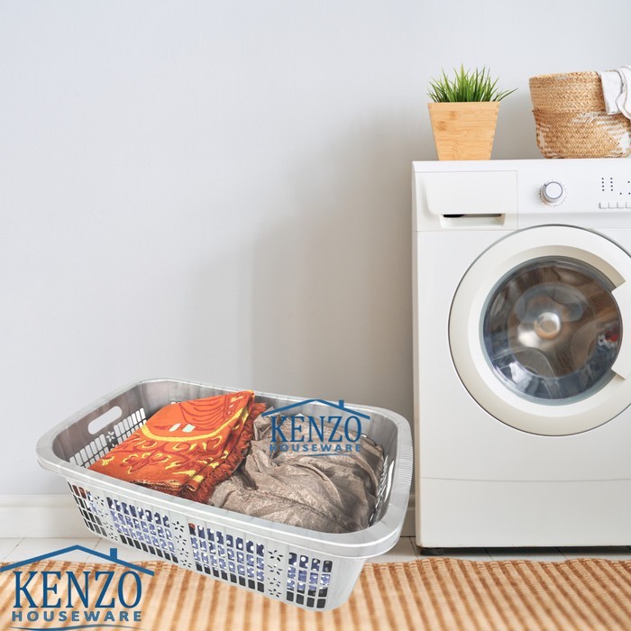 Keranjang Baju Pakaian Kotor MEDIUM Keranjang Laundry Plastik Kotak Super BERKUALITAS