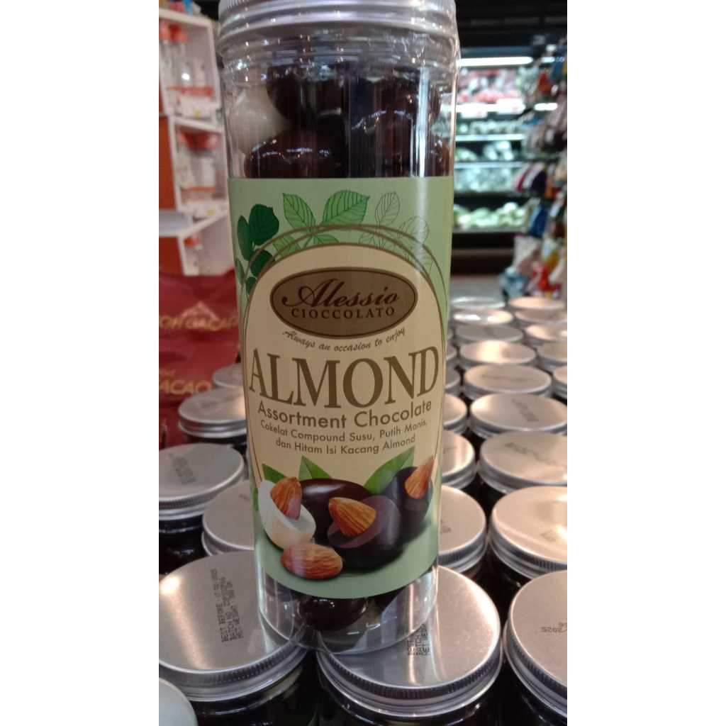 

Coklat Alessio almond assortment chocolate 380g