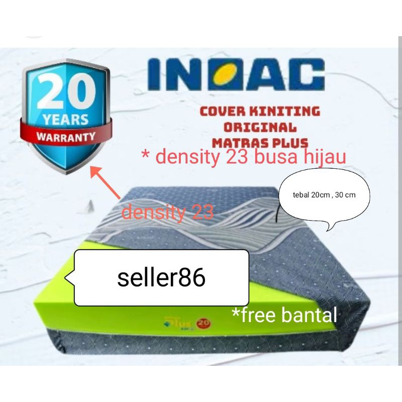 KASUR BUSA INOAC MATRES PLUS D23 / INOAC BUSA TEBAL AWET D23 / INOAC BUSA HIJAU TEBAL