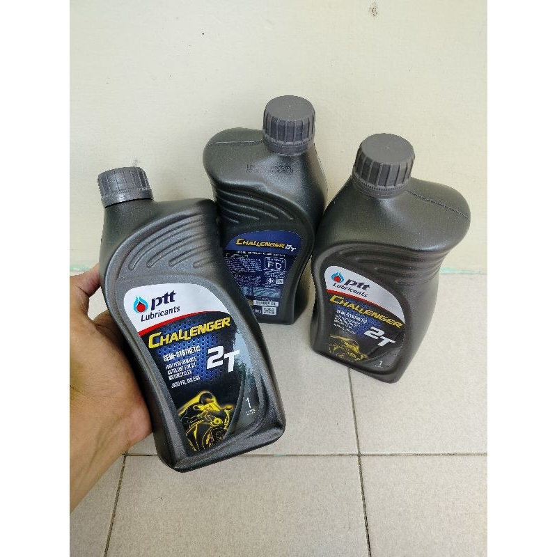 Oli Samping 2T PTT CHALLENGER Lubricant Semi Synthetic JASO FD/TC; ISO EGD 1 Liter