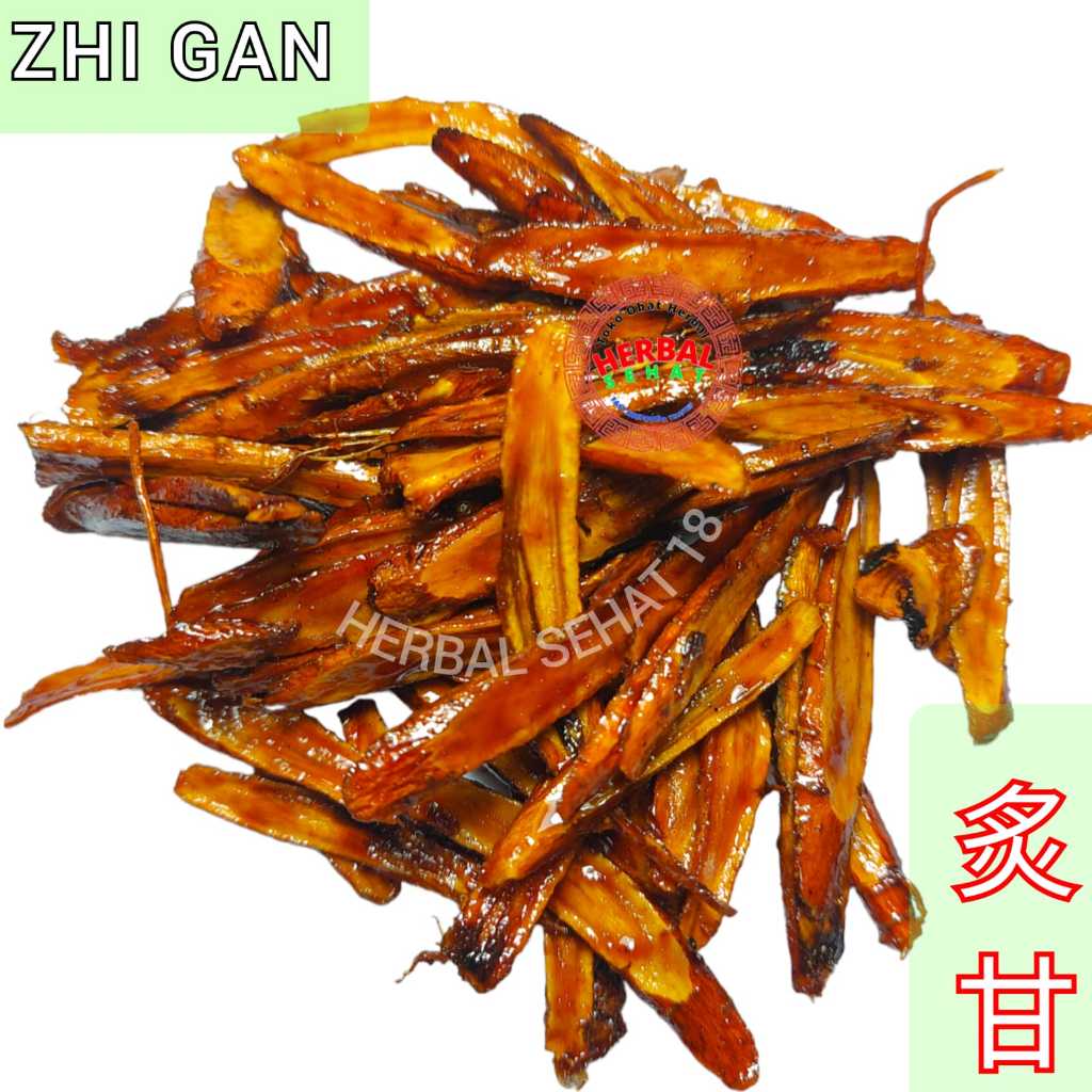 

Zhi Gan Cao 炙甘草 600g Radix Glycyrrhizae Preparata / Akar Manis Madu / Licorice Cina / Licorice Madu Grade A