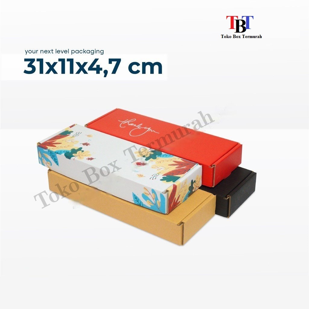 

Box 31x11x4.7 (Brownis) Kardus/Karton/Polos/Hampers