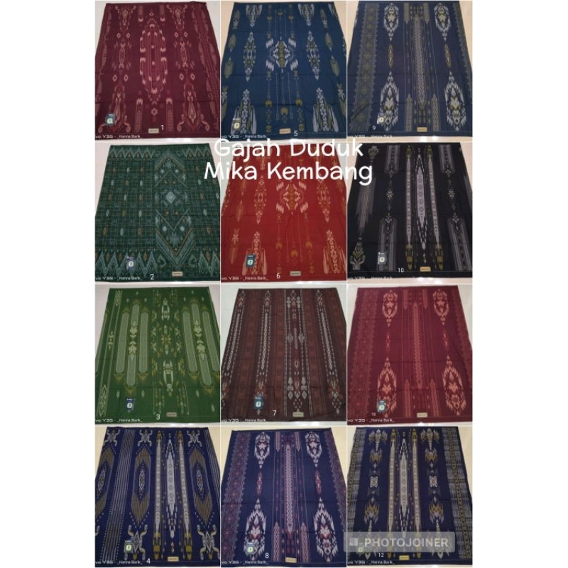 sarung Gajah Duduk Mika Kembang