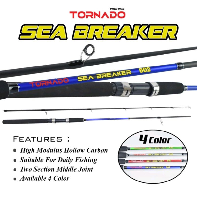 joran tornado sea breaker carbon hollow 150,165,180
