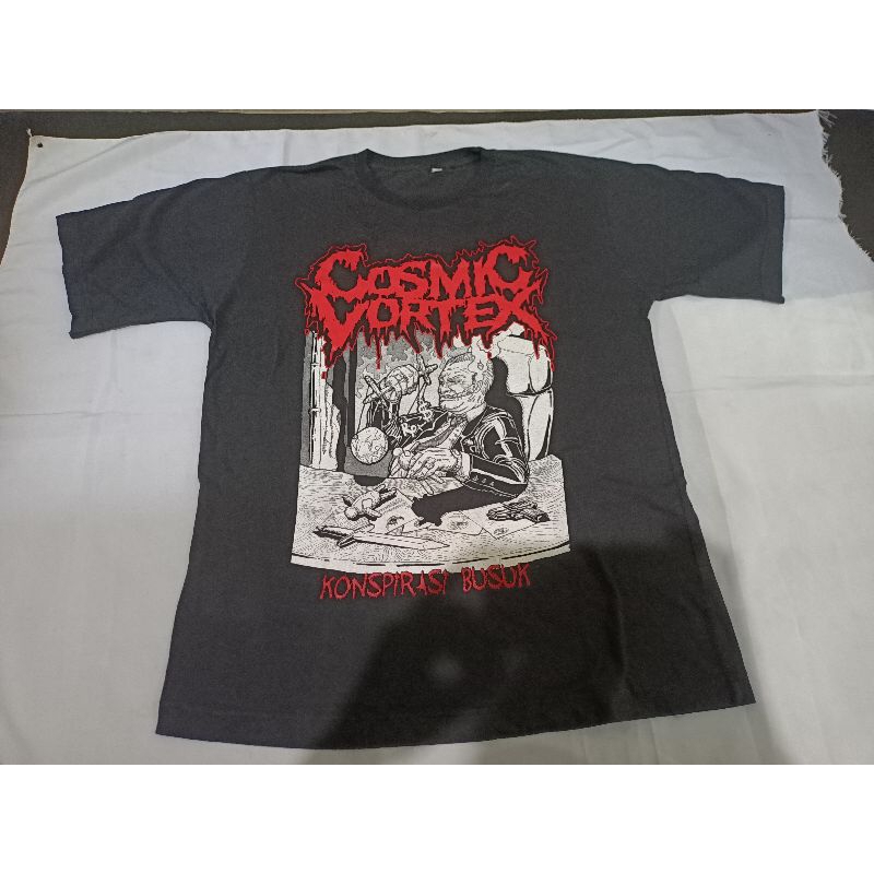 kaos band kaos musik Cosmic Vortex - Konspirasi VG 2nd original
