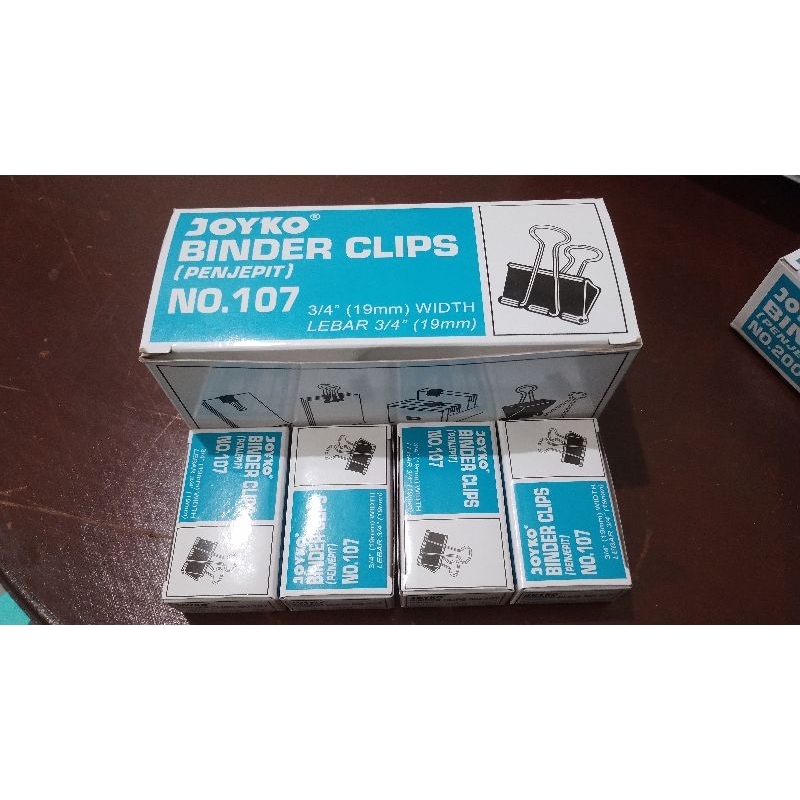 

BINDER CLIP NO 107 JOYKO 19 mm