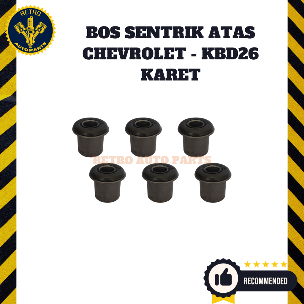 CHEVROLET - KBD | Bushing upper arm CHEVROLET KBD26 karet Bush sayap Bosh arm atas mobil KBD26 Bos s