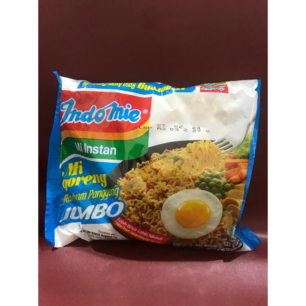 

Indomie Mie Goreng Jumbo Ayam Panggang 127g - Mie Instan Jumbo Ayam Panggang Indomie