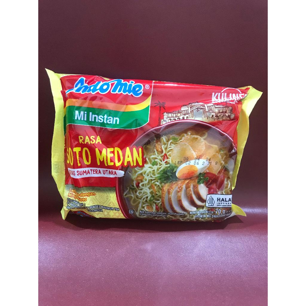 

Indomie Mie Kuah Rasa Soto Medan - Mie Instan Kuah Khak Sumatera Utara Rasa Soto Medan Indomie