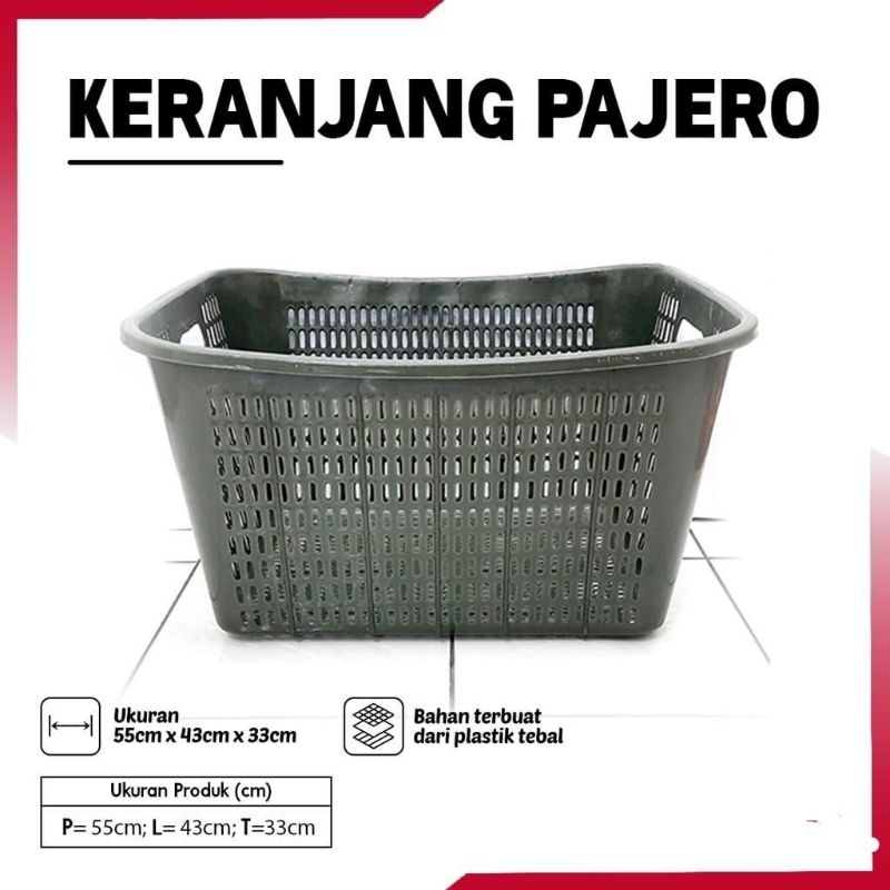 Keranjang Pajero/keranjang mainan/keranjang cucian