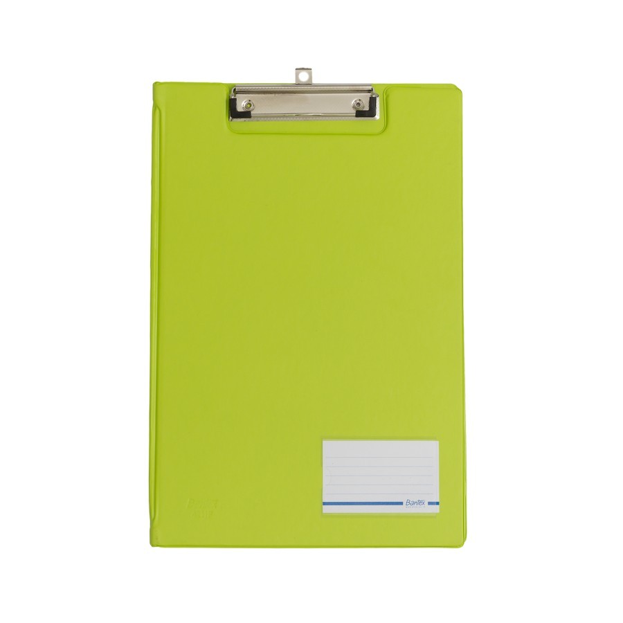 

Bantex Clipboard With Cover Folio Lime