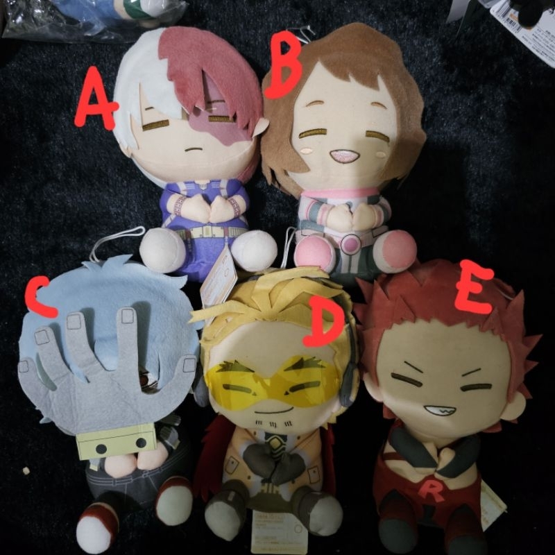 official nuigurumi plush big poffuto my hero academia plush hawk todoroki shigaraki kirishima