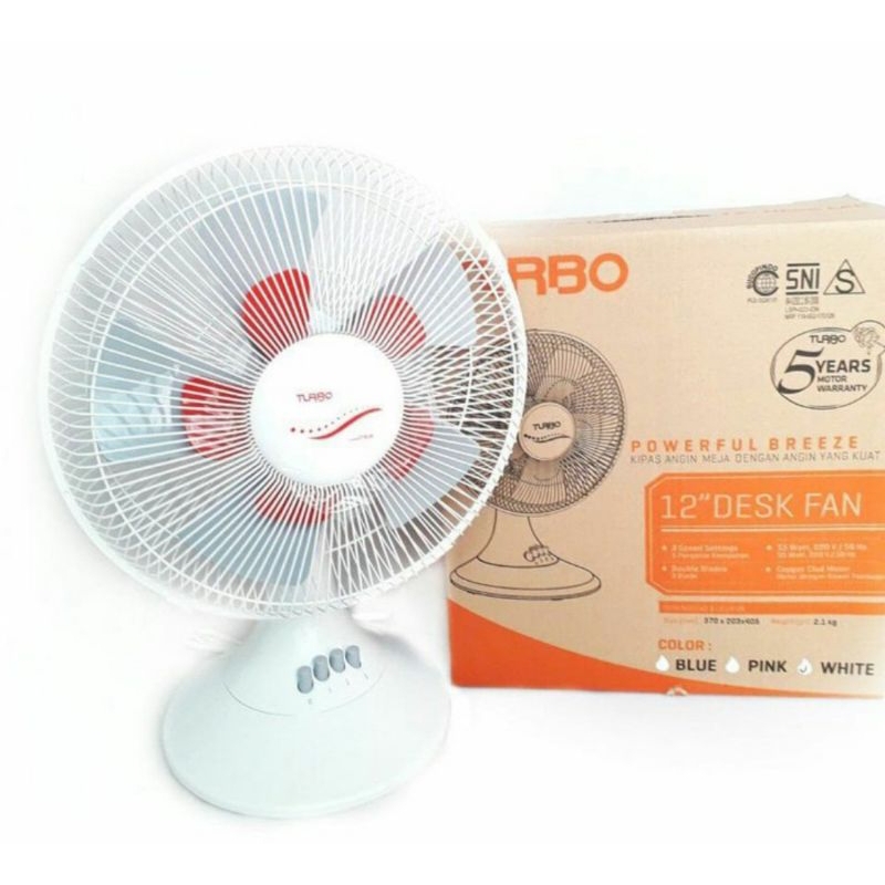 Desk Fan 12" Turbo