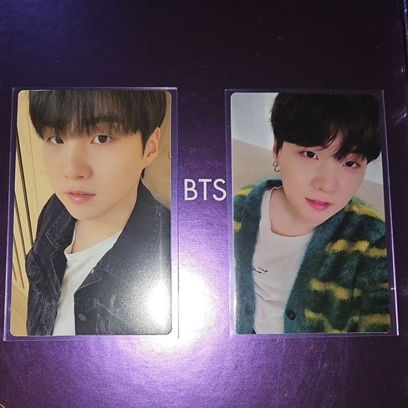 (READY) OFFICIAL BTS SUGA photocard pc album BE ess Lucky draw LD SW M2U set
