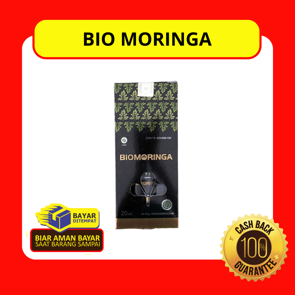 BPOM ORI BIO MORINGA asli 100% Obat Herbal Untuk Memelihara Kesehatan