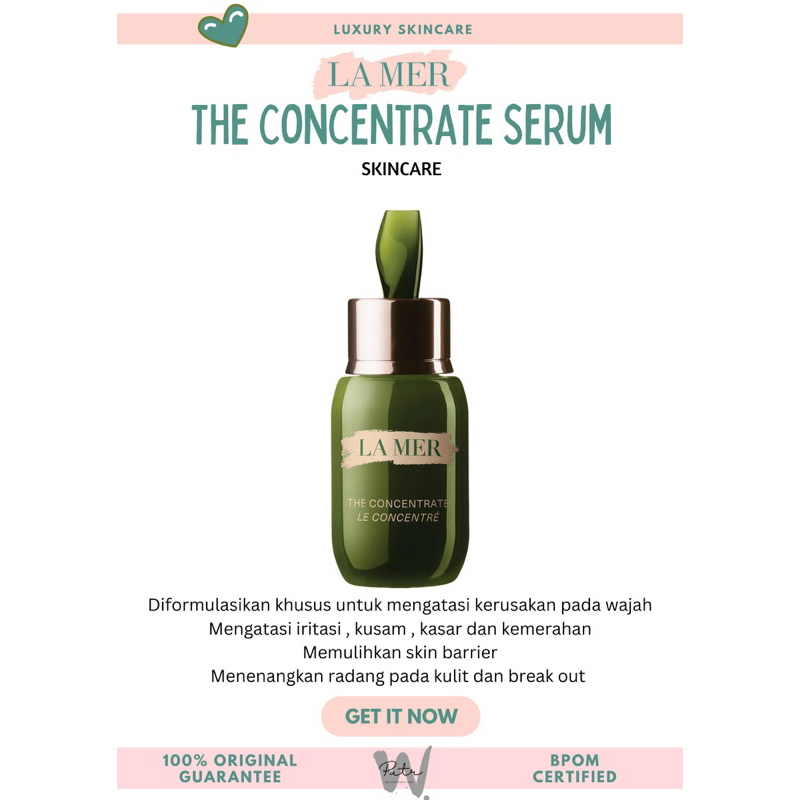 BPOM La Mer The Concentrate 15 mL - serum LaMer