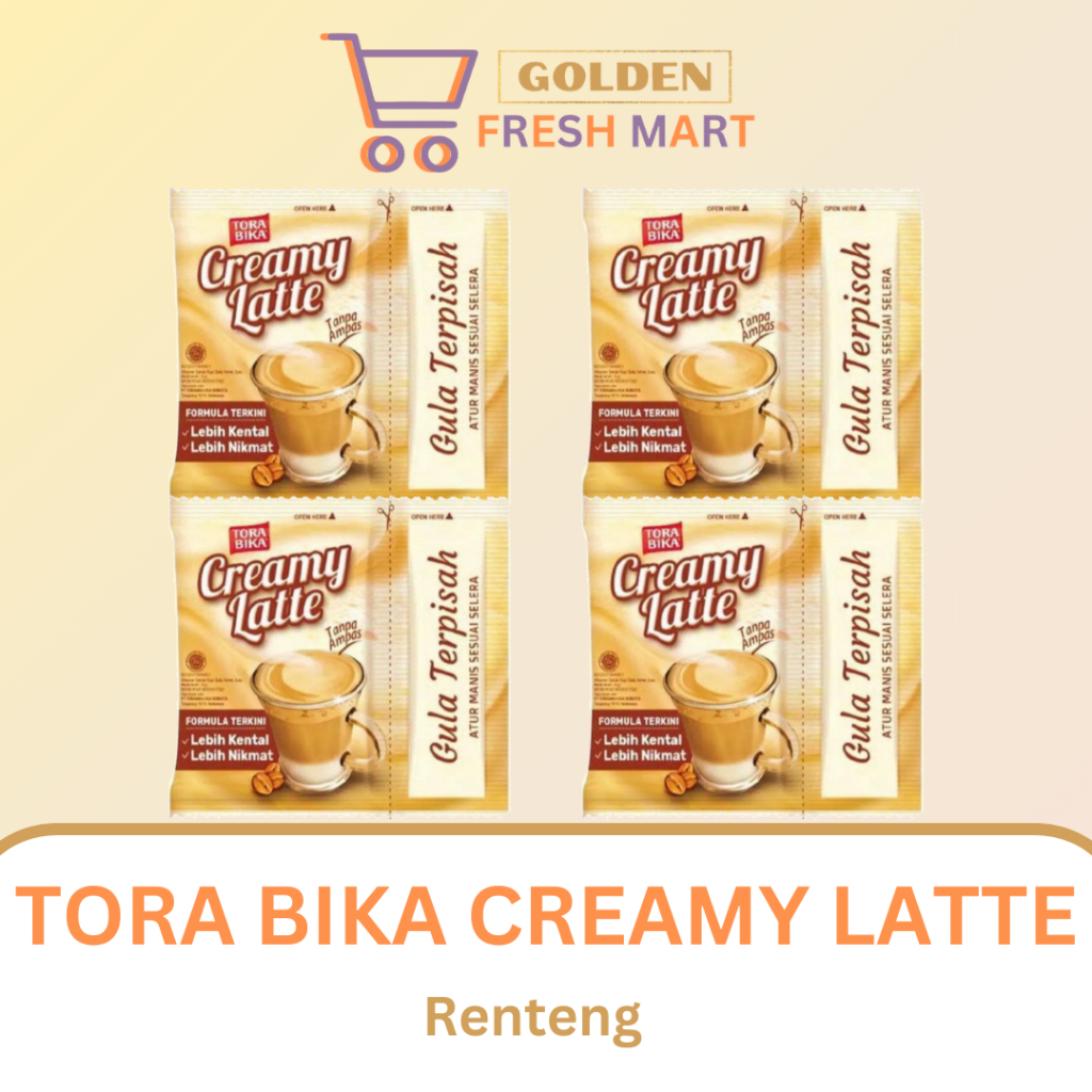 

KOPI TORABIKA CREAMY LATTE RENTENG ISI 10X25 GR