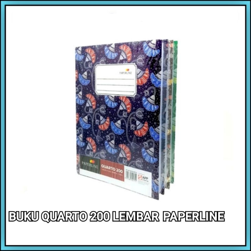 

1 Pcs Buku Tulus Kwarto Paperline Isi 200 Lembar