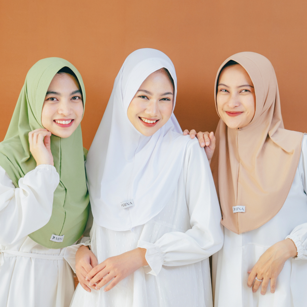 MINA - BERGO BILQIS INSTAN MATT SPANDEX ZOYA PREMIUM hijab sport